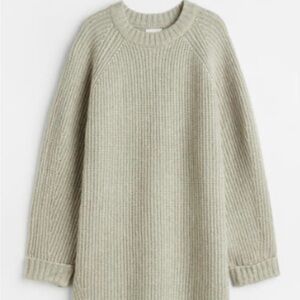 H&M Ribbed Knit Sweater Dress - XS